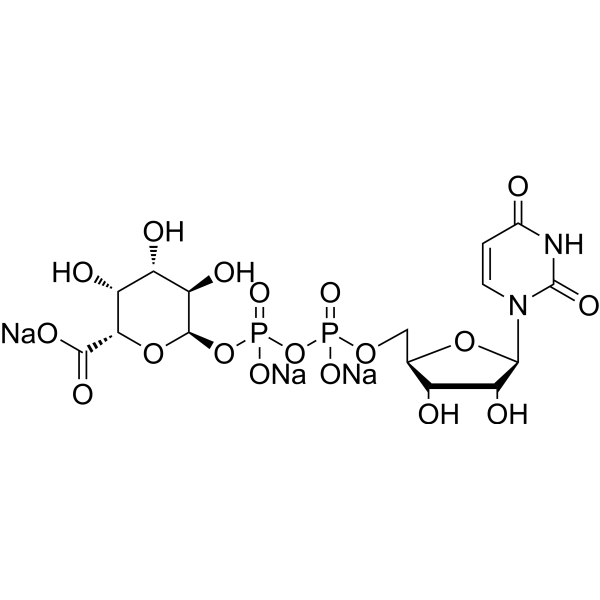 Uridine diphosphate galuronic acid trisodium (UDP-α-D-galuronic acid trisodium) 148407-07-2